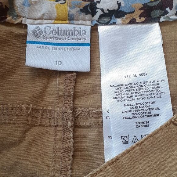 Columbia Khaki Outdoor Skirt SIZE 10 - Picture 3 of 4